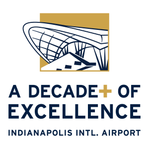 A Decade+ of Excellence - Indianapolis Intl. Airport sponsor logo